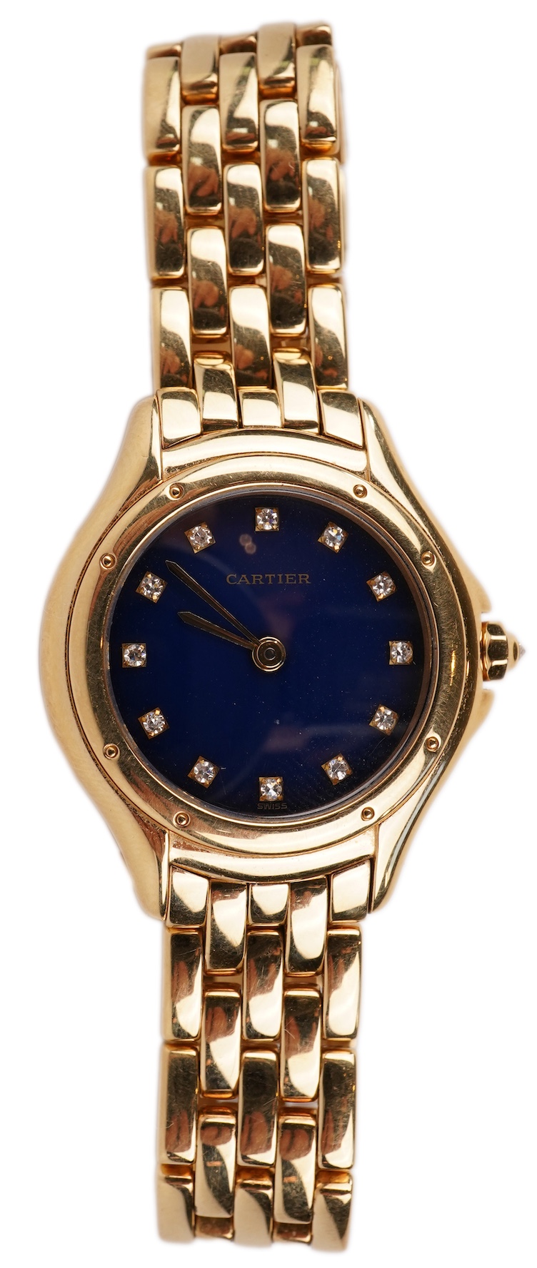 Cartier, a lady's 18ct gold and diamond 'Panthère Cougar' wristwatch, ref. 887906